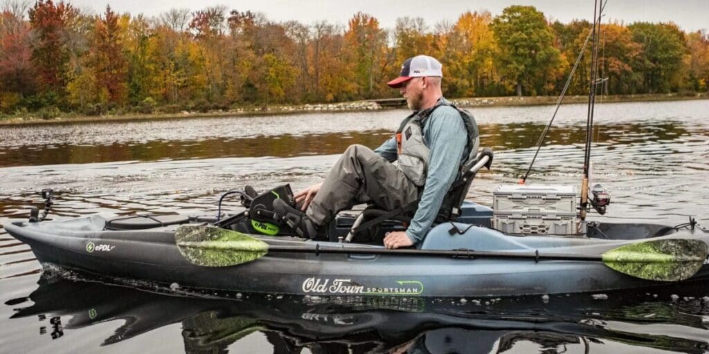 Old Town Sportsman Bigwater ePDL+ 132 - Totally Awesome Pedal Fishing Kayaks