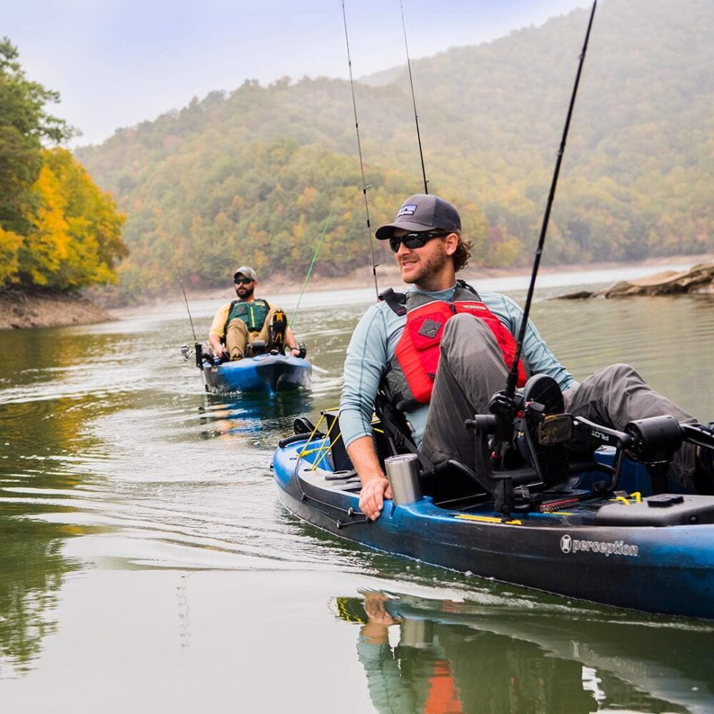 Perception Pescador Pilot 12 - Sit on Top Fishing Kayak with a Pedal Drive System