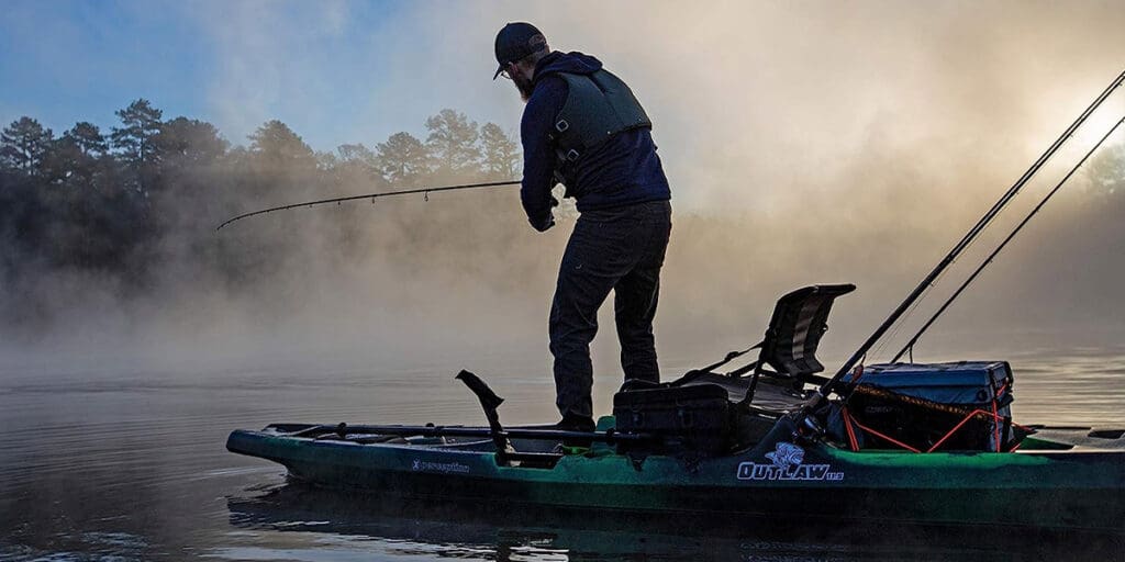 Perception Kayaks Outlaw 11.5 - Sit on Top Fishing Kayak - Check Out These Great Fishing Kayaks